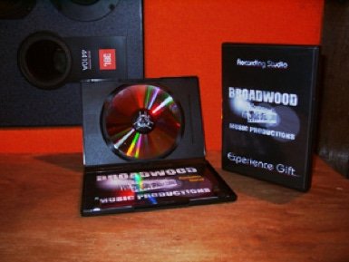 DVD style giftpack for the Studio Experience Gift range.